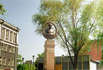 Lugansk, a monument near the factory