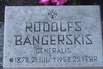 Fraternal Cemetery in Riga. The tombstone