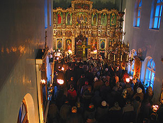In the temple