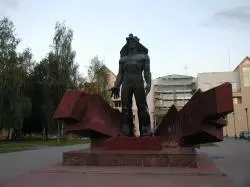 Soligorsk monument
