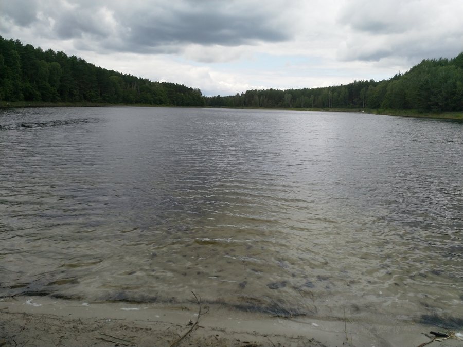 Jezioro Głębiniec - ziemia lubuska, powiat słubicki