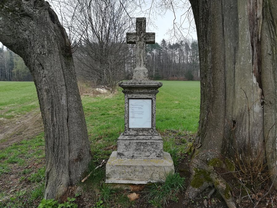File:Zbilidy - kříž u křižovatky Ústí-Dudín obr01.jpg