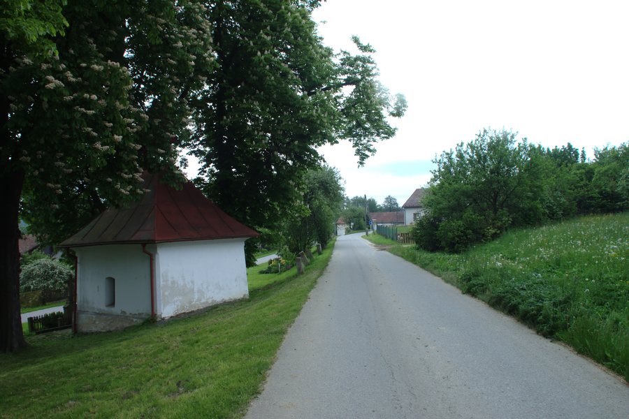 File:Hodějovice, hlavní cesta.jpg
