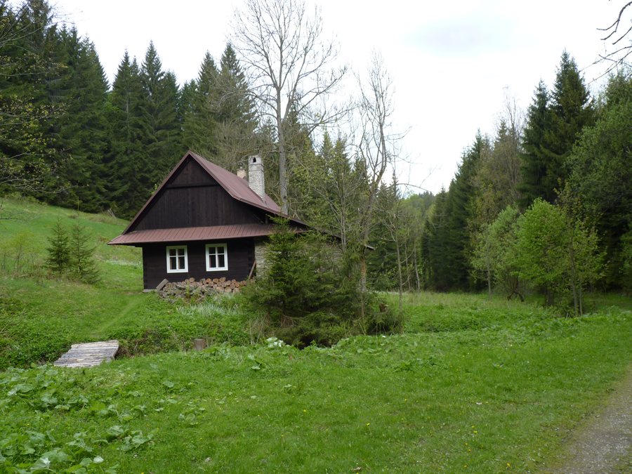 File:Moravskoslezské Beskydy, Morávka, údolí směrem na Slavíč (1).JPG