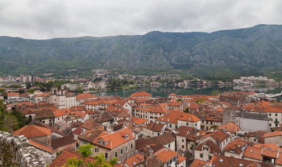 View of Kotor, Bay of Kotor, Montenegro