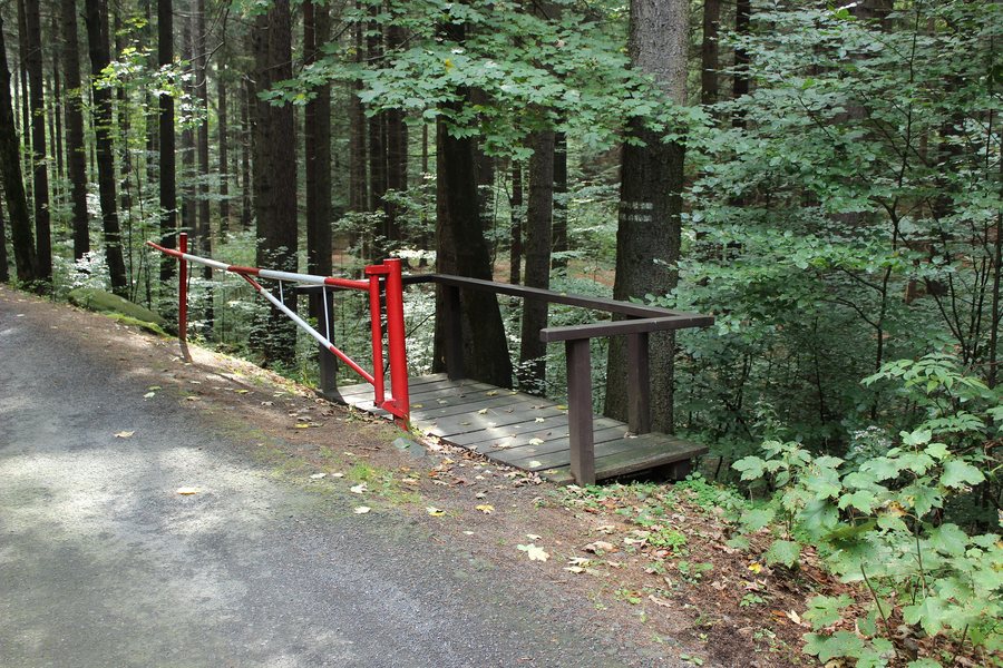 File:Nové Město pod Smrkem, obchůzka kolem zavřené závory.jpg