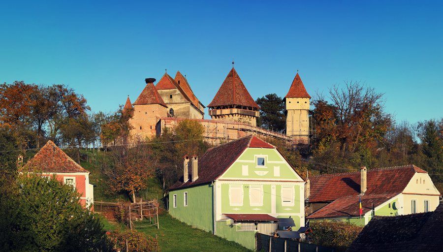 File:Alma Vii - Biserica evanghelică fortificată (vedere dinspre vest).jpg