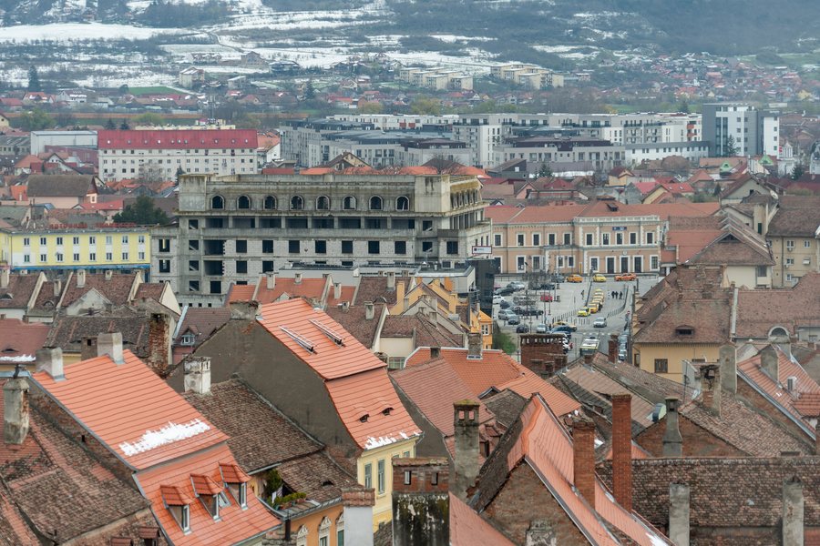 File:Rooftops of Sibiu seen from the Council Tower (2023).jpg