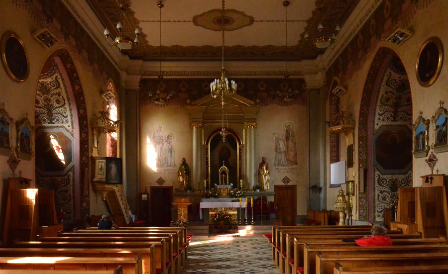 File:Rogowo, kościół św. Bartłomieja, wnętrze (WLZ14).jpg