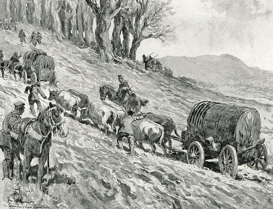 File:1916 - Albert Reich - Buzau, coloana germana in mars spre Cislau p53.jpg