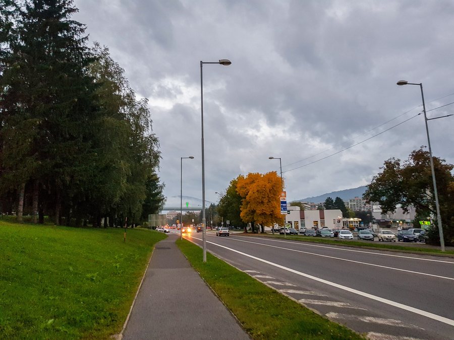 File:Autumn in Považská Bystrica, Slovakia in late September 2020.jpg