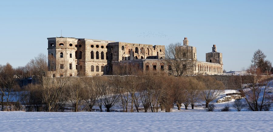 Krzyżtopór Castle in Ujazd, Świętokrzyskie Voivodeship