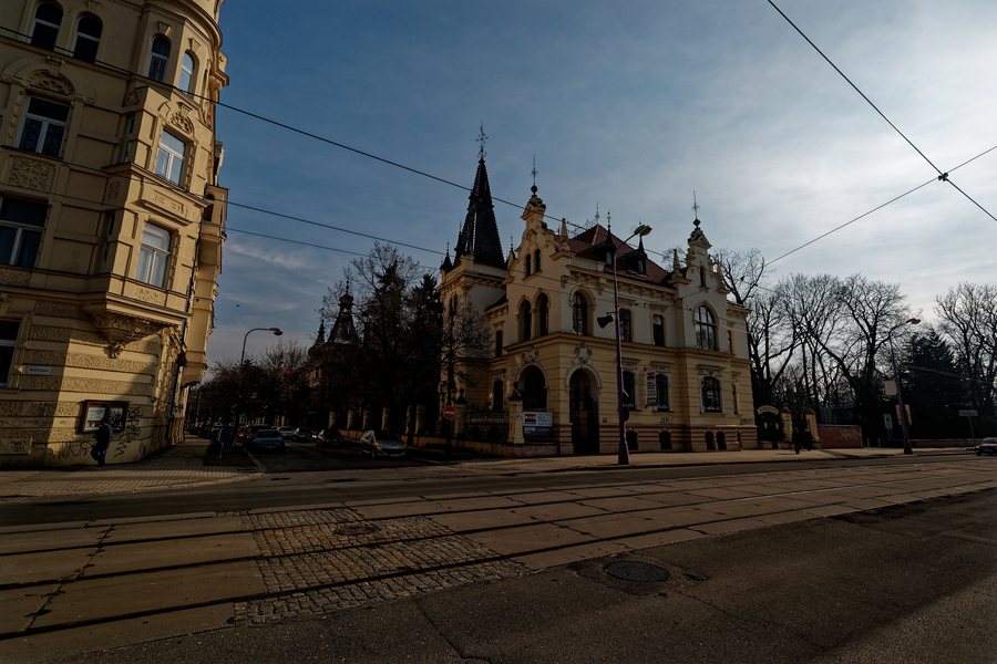 File:Olomouc - Havlíčkova - View South towards Vídeňská - Eclectic architecture.jpg