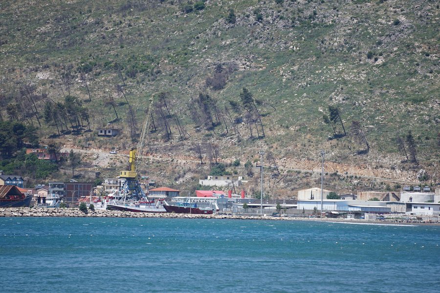 File:Shëngjin Port in 2025.jpg
