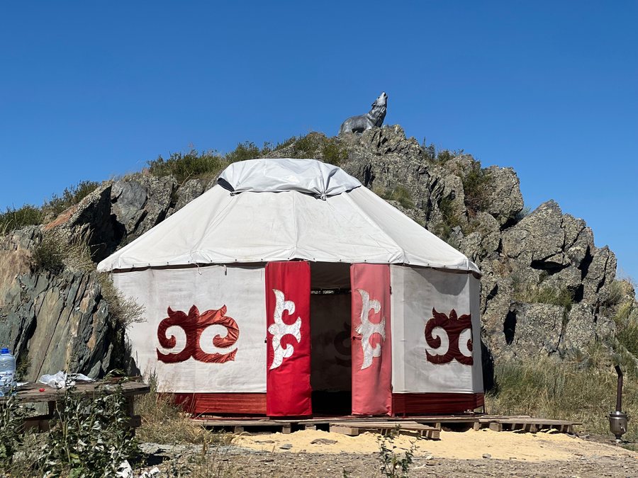 File:Yurt at the Foot of the Cliffs, Aktobe Region, Kazakhstan.jpg