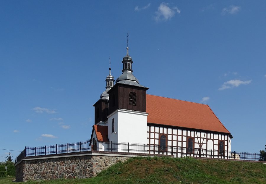 Skoki, Wągrowiec County, Poland. Church of St. Nicholas