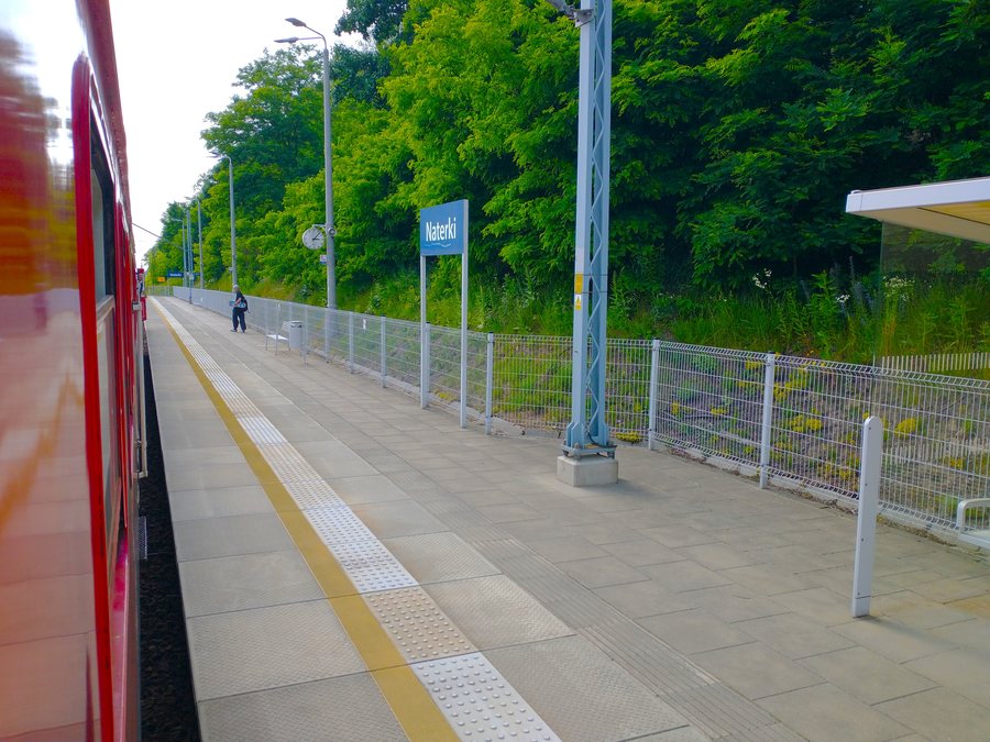 Naterki railway platform