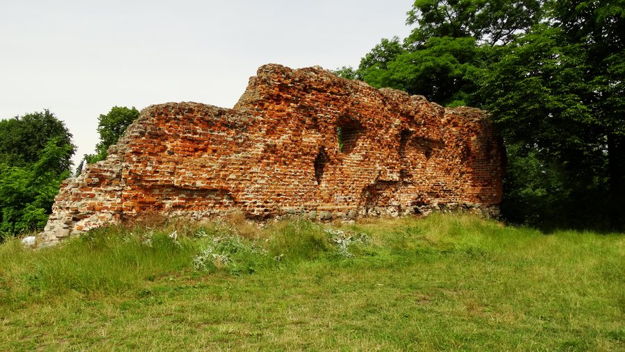 Ruins of the starost castle in Szubin