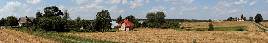 Fragment wsi Stabieńszczyzna, gmina Krasnopol, woj. podlaskie