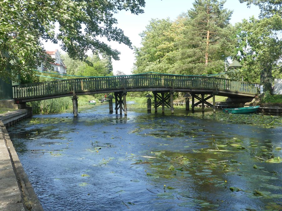 Bridge, Ełk, mouth of the Ełk River to Lake Ełk