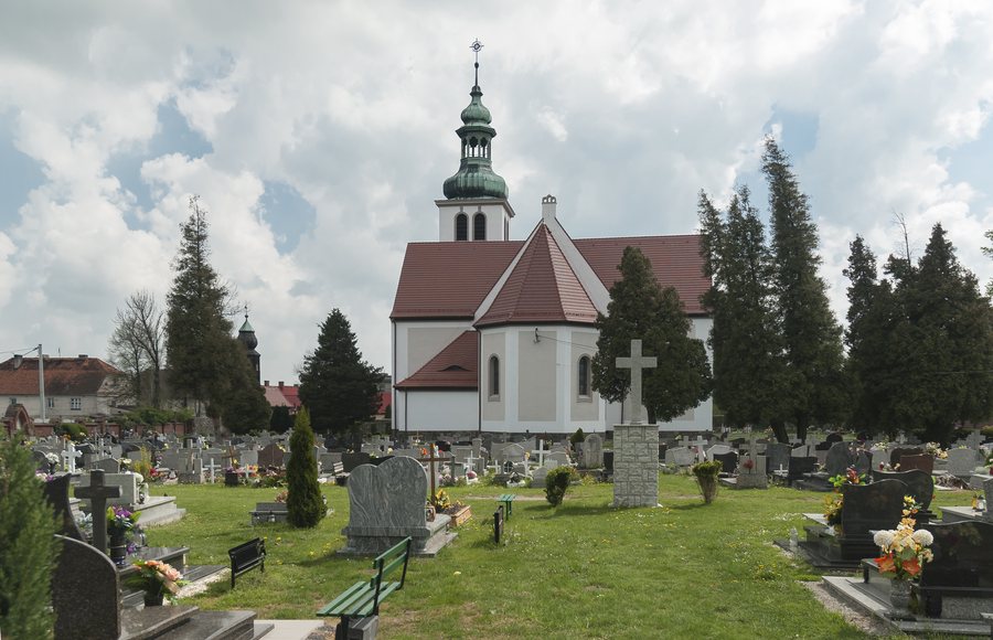 Saint George church in Kamienica