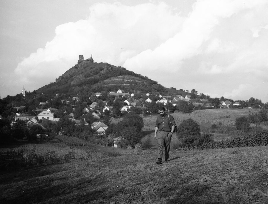 File:Szigliget, a várrom látképe a Hálás-tető felől. Fortepan 60481.jpg