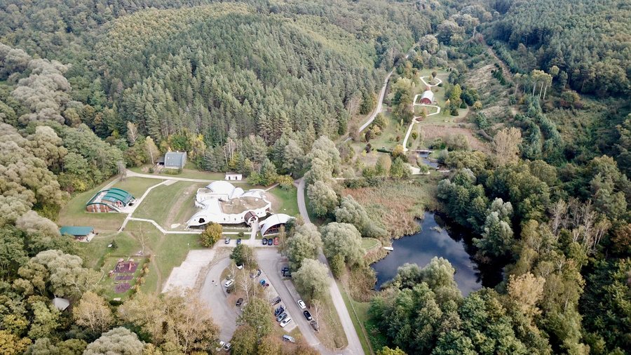 Nature Reserve Ipolytarnóc Fossils Aerial
