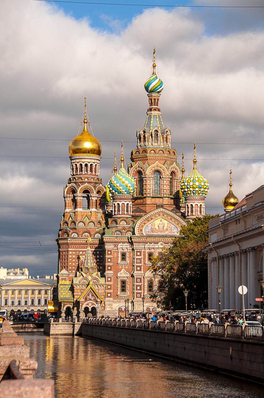 Exterior of the Church of the Savior on Spilled Blood in Saint Petersburg