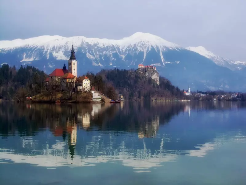 Blejski Otok in Slowenien